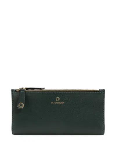 La Portegna Monica Wallet In Green