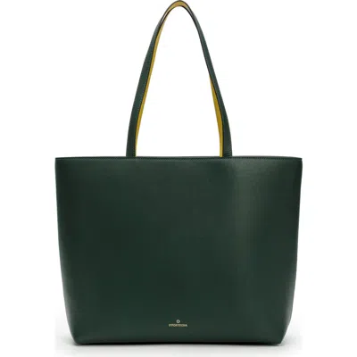 La Portegna Olivia Tote Vegetable Tanning In Blue