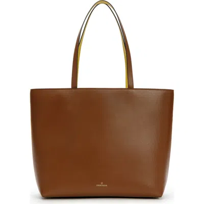 La Portegna Olivia Tote Vegetable Tanning In Brown