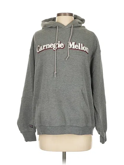 Pre-owned La Portegna Pullover Hoodie In Gray