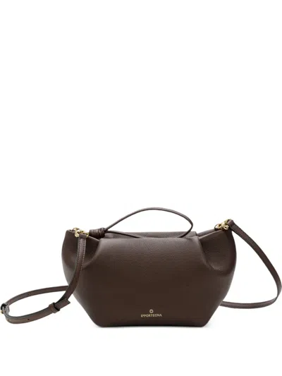 La Portegna Small Martita Leather Clutch Bag In Pattern