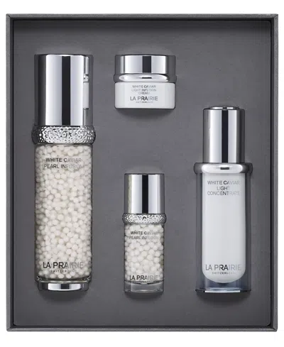 La Prairie 4-piece White Caviar Brightening Indulgence Set In No Color