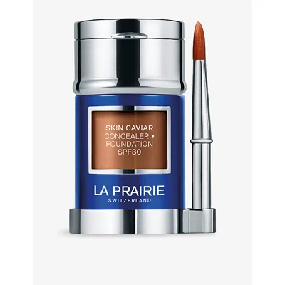La Prairie Mocha Skin Caviar Complexion Concealer Foundation Spf30 30ml In Brown