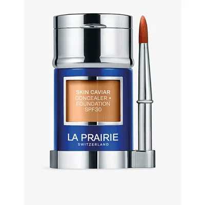 La Prairie Honey Beige Skin Caviar Complexion Concealer Foundation Spf30 30ml In Brown