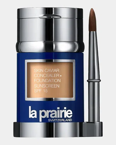 La Prairie Skin Caviar Concealer Foundation Sunscreen Spf 15 In Golden Bei