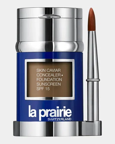 La Prairie Skin Caviar Concealer Foundation Sunscreen Spf 15 In Nutmeg