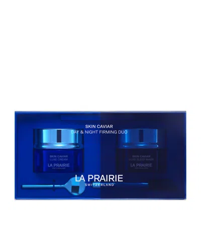 La Prairie Skin Caviar Day & Night Firming Duo Set In Transparent