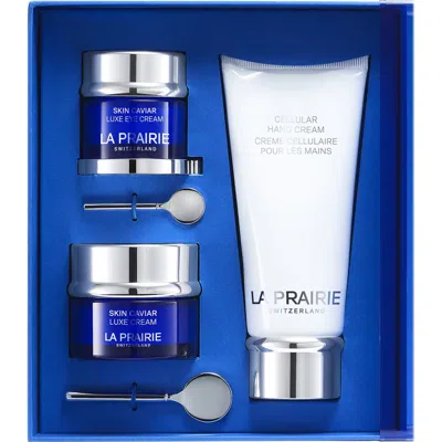 La Prairie Skin Caviar Firming Comforts Ritual Set $937 Value In Transparent