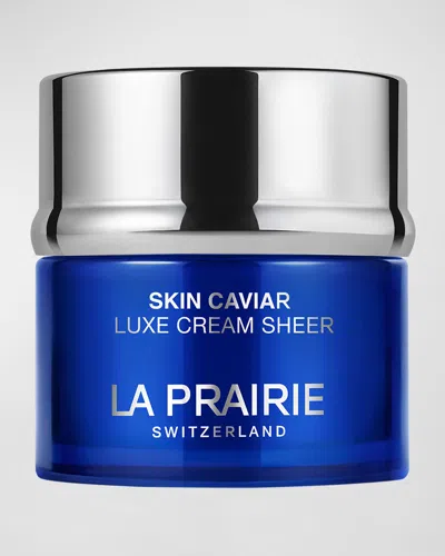 La Prairie Skin Caviar Luxe Cream Sheer Moisturizer, 3.4 Oz. In White