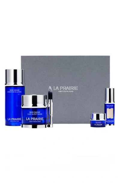La Prairie Skin Caviar Night Indulgence Set $575 Value In No Colour