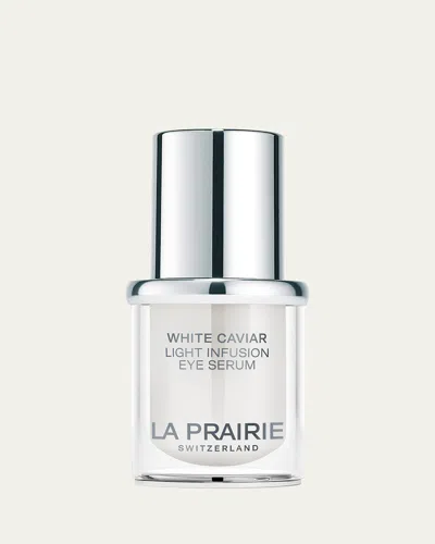 La Prairie White Caviar Light Infusion Eye Serum, 0.5 Oz. In Transparent