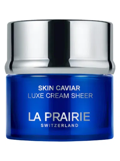 La Prairie Women's Skin Caviar Luxe Cream Sheer Moisturizer In Size 3.4-5.0 Oz.