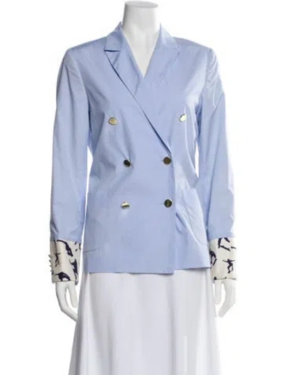 Pre-owned La Prestic Ouiston Blazer In Blue