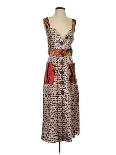 Pre-owned La Prestic Ouiston Casual Dress In Brown
