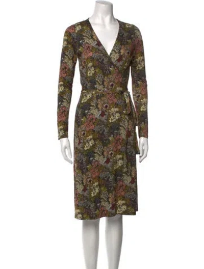 Pre-owned La Prestic Ouiston Floral Print Mini Dress