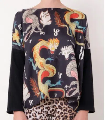 La Prestic Ouiston Janine Top In Dragon In Multi