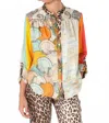 La Prestic Ouiston Jeanne Mix Button-down Shirt In St Jacques Multi In Multi