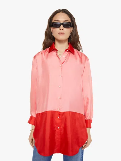 La Prestic Ouiston Liquette Top Rose Mix In Red