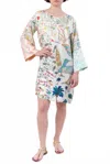 La Prestic Ouiston Mila Mini Dress In Mix Botaniste In Multi