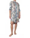 La Prestic Ouiston Open It Dress In Mix Multi Seahorses In Blue