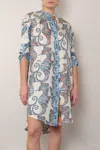 La Prestic Ouiston Open It Dress In Mix Multi Seahorses