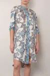 La Prestic Ouiston Open It Dress In Mix Multi Seahorses In Multi
