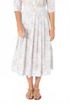 La Prestic Ouiston Venise Skirt In L. A. Sunset Ciel In Multi