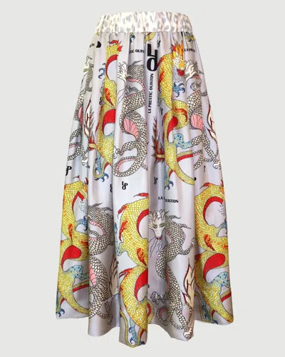La Prestic Ouiston Venise Skirt-mix-dragon In Multi
