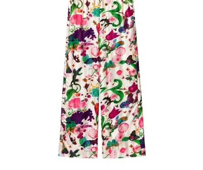 La Prestic Ouiston Women's Ring Wide Leg Pants In Lezard In Multi