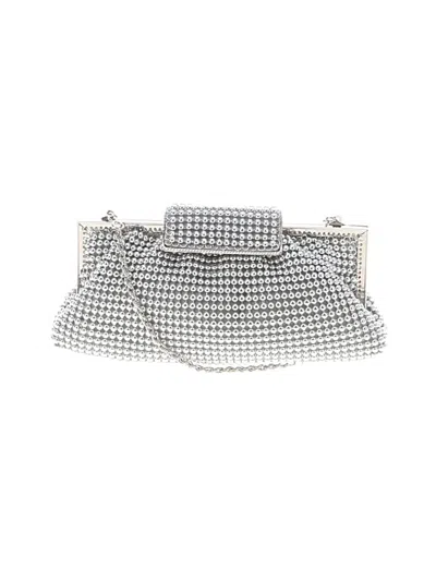 Pre-owned La Regale Clutch In Silver