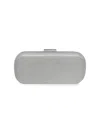 La Regale Women's Textured Convertible Clutch In Silver
