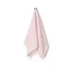 La Reina Blue Velour Bath Towel Rose Medium Set In Blue