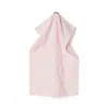 La Reina Pink Velour Bath Towel Rose Small Set In Pink