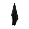 La Reina Velour Bath Towel Black Large