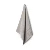 La Reina Velour Bath Towel Grey Medium Set