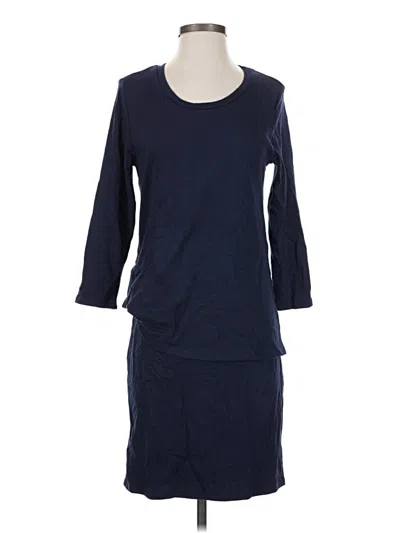 Pre-owned La Relaxed Casual Dress In Blue