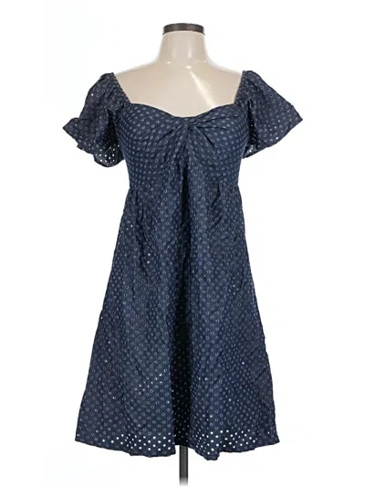 Pre-owned La Relaxed Casual Dress In Blue