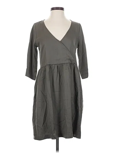 Pre-owned La Relaxed Casual Dress In Gray