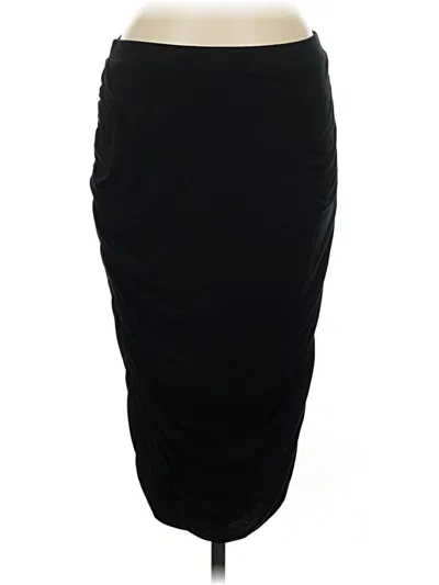 Pre-owned La Relaxed Formal Skirt In Black