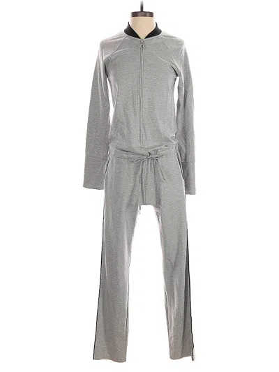 Pre-owned La Relaxed Jumpsuit In Gray