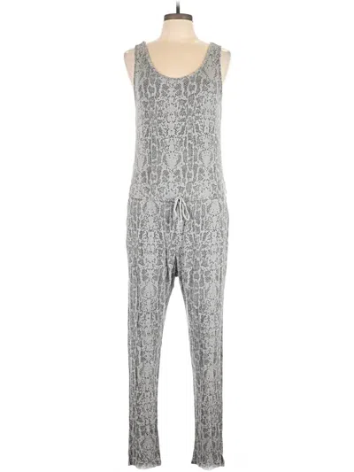 Pre-owned La Relaxed Jumpsuit In Gray