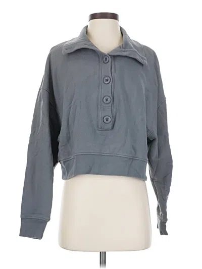 Pre-owned La Relaxed Pullover Sweater In Gray