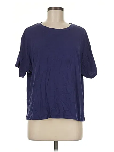 Pre-owned La Relaxed Short Sleeve T-shirt In Blue