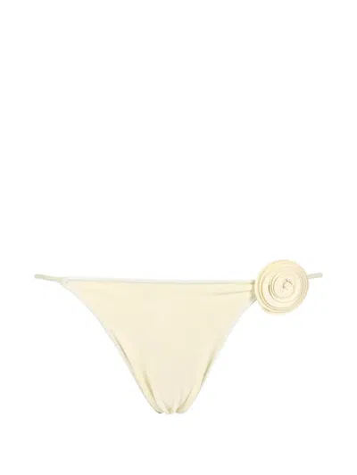 La Reveche Mini Bikini Bottom In White