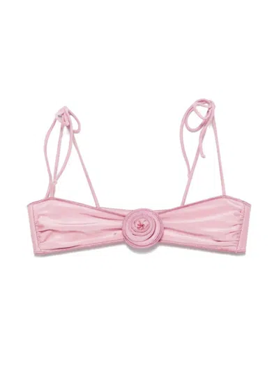 La Reveche Bikini Top In Pink