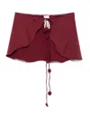 La Reveche Bouquet Cover-up In Red