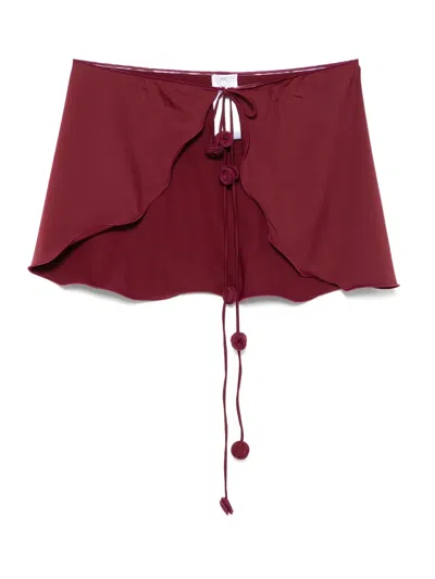 La Reveche Bouquet Cover-up In Red