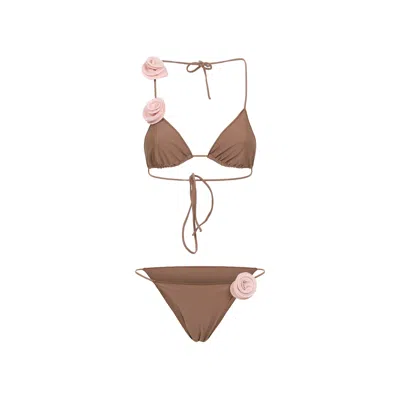 La Reveche Coffee Quartz Brown Ashar Bikini