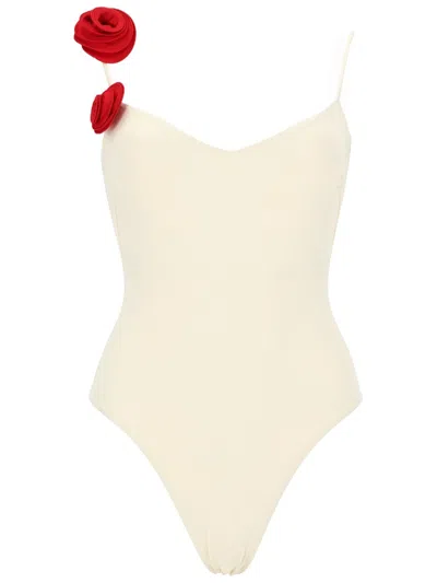 La Reveche Elegant One-piece Swimsuit In Neutral