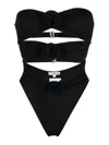 La Reveche One-piece Swimsuit With Logo In Black